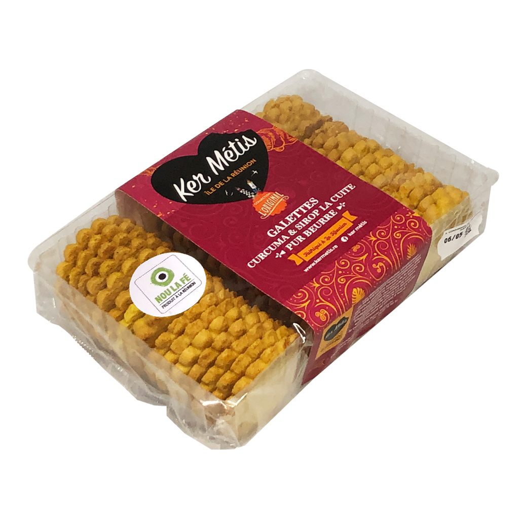 Galettes Métis Curcuma et sirop la cuite – 300 g