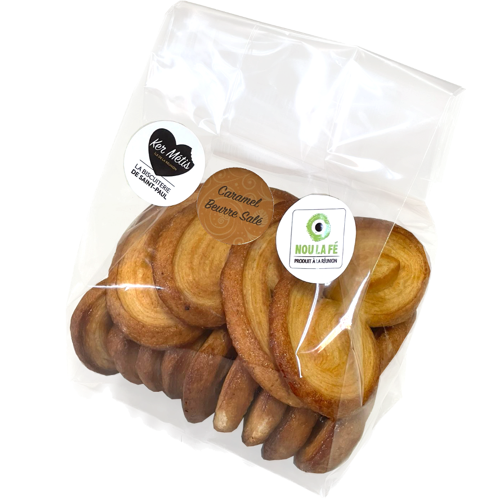 sachet palmiers caramel biais 300 g