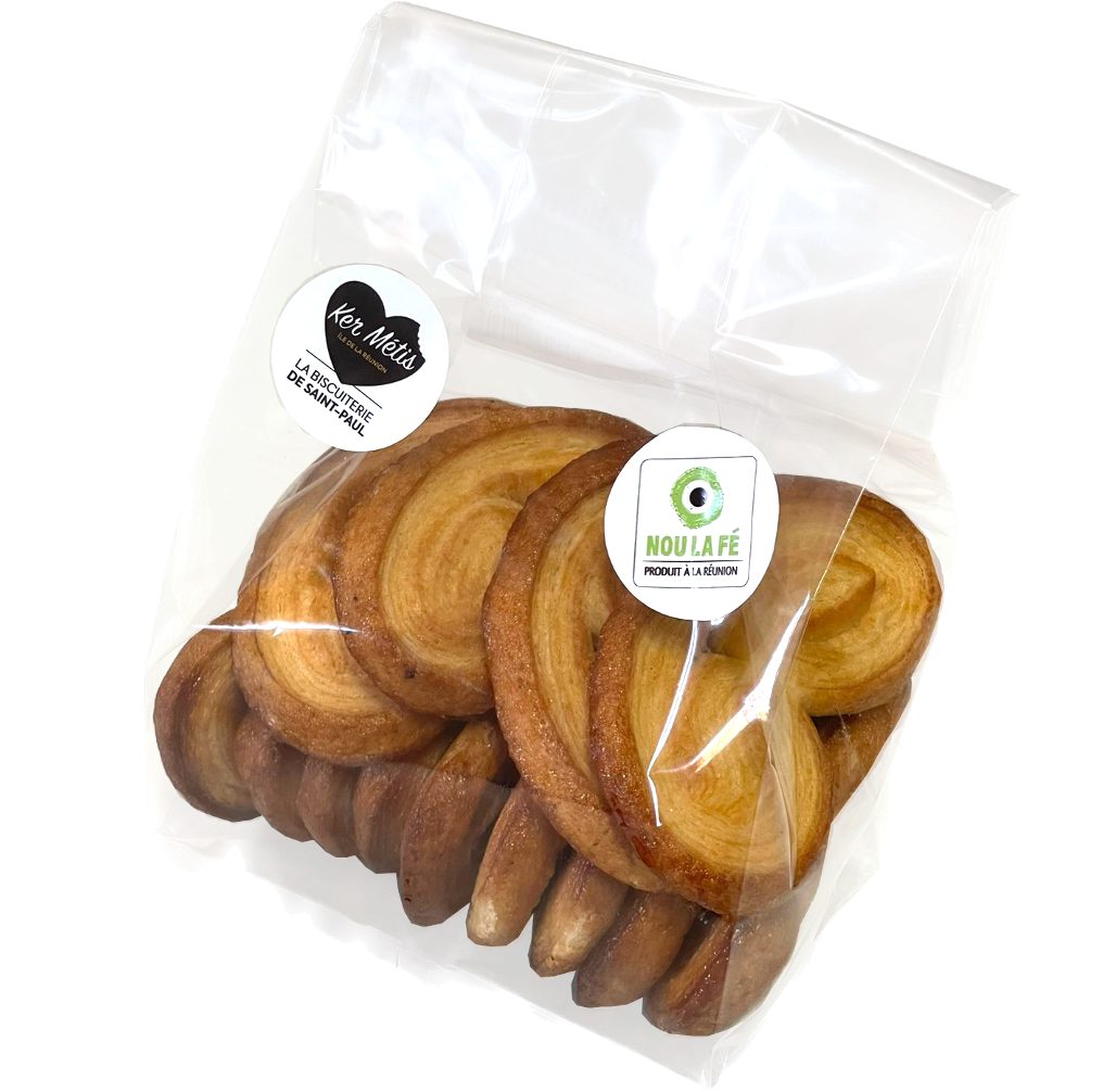 Biscuits “Cœur de palmier” Natures géants sachet 450g