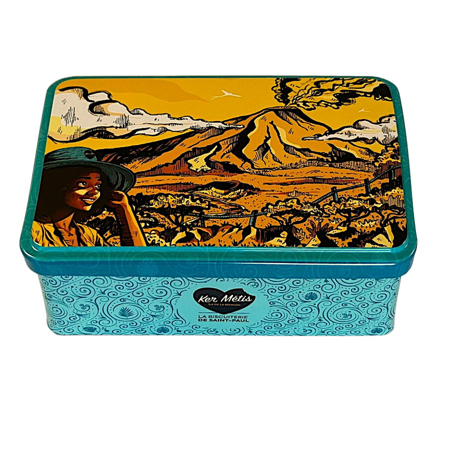 Boîte à sucre "Volcan", Duo Zapéros Péi - 240g