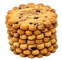 pile de galettes choco stylisée Chat Gpt