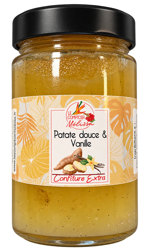 confiture patate douce:vanille
