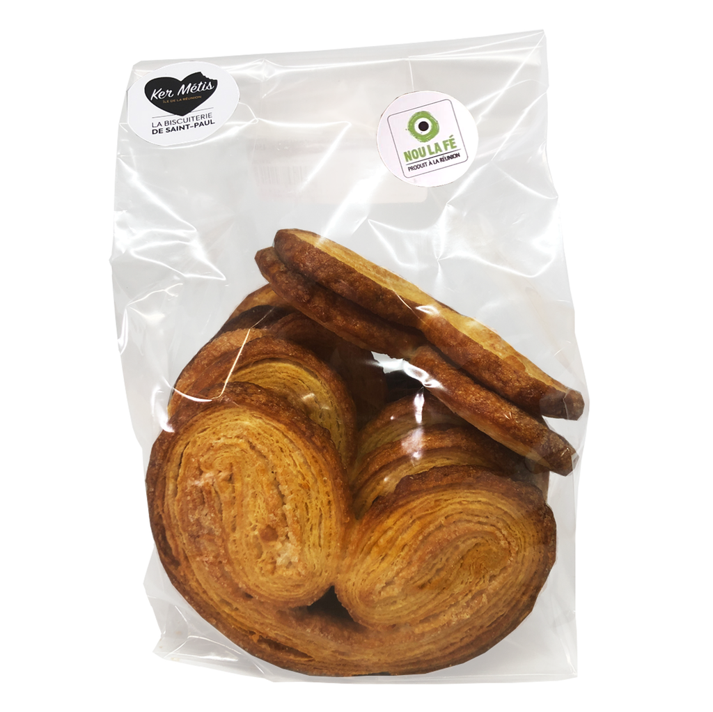 Biscuits "Coeurs de palmier" géants nature - 450 g