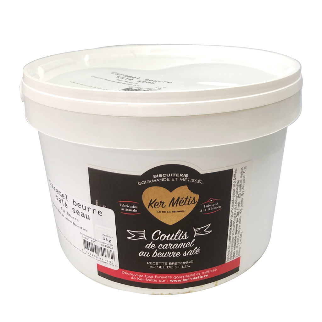 Caramel beurre salé au sel de St-Leu - 3 kg