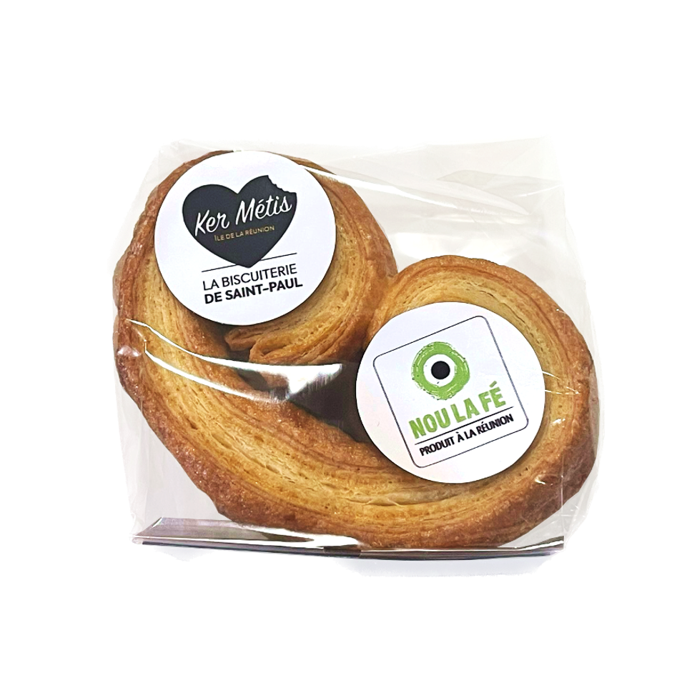 Biscuits "Coeurs de palmier" nature - 90 g