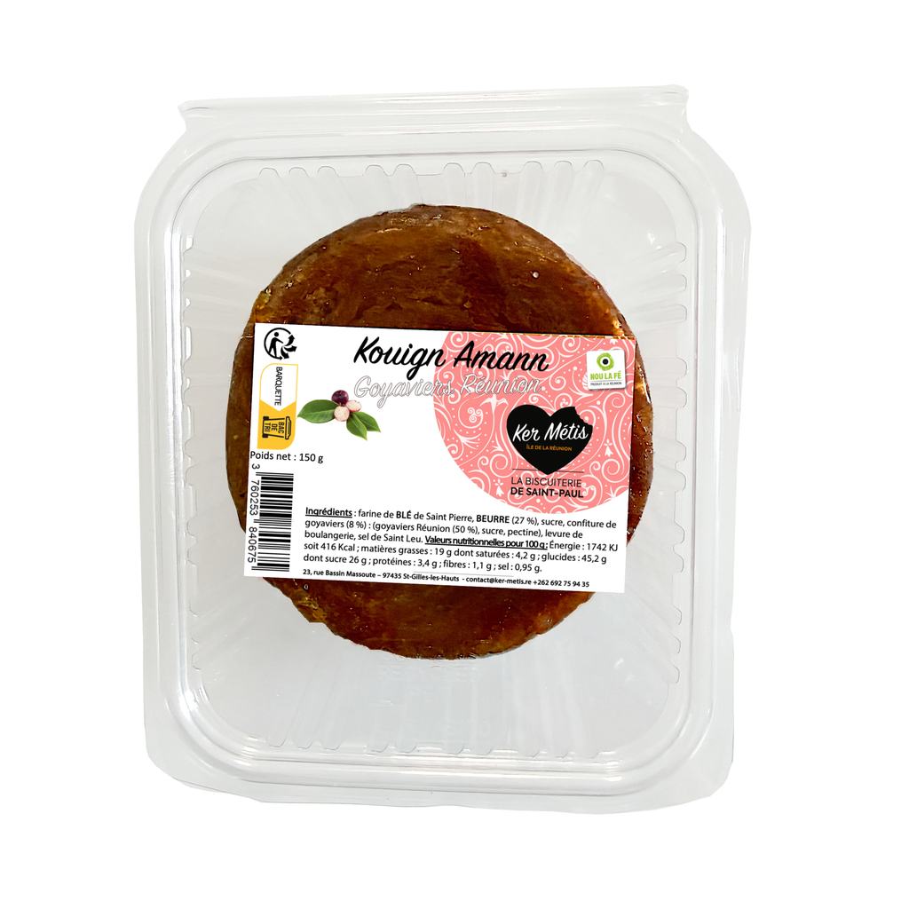 Kouign Amann goyaviers Réunion - 2 x 75 g