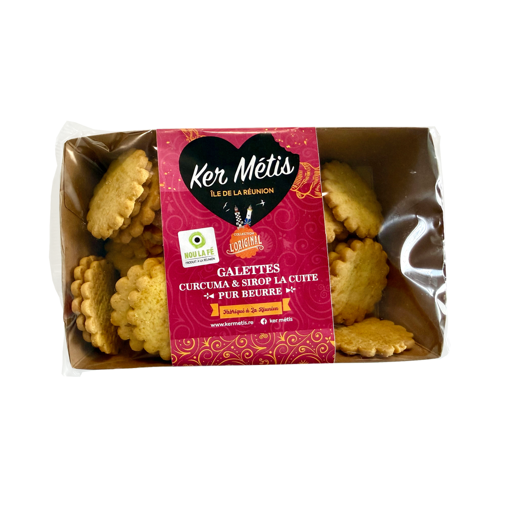 Galettes Métis curcuma et sirop la cuite – 300 g