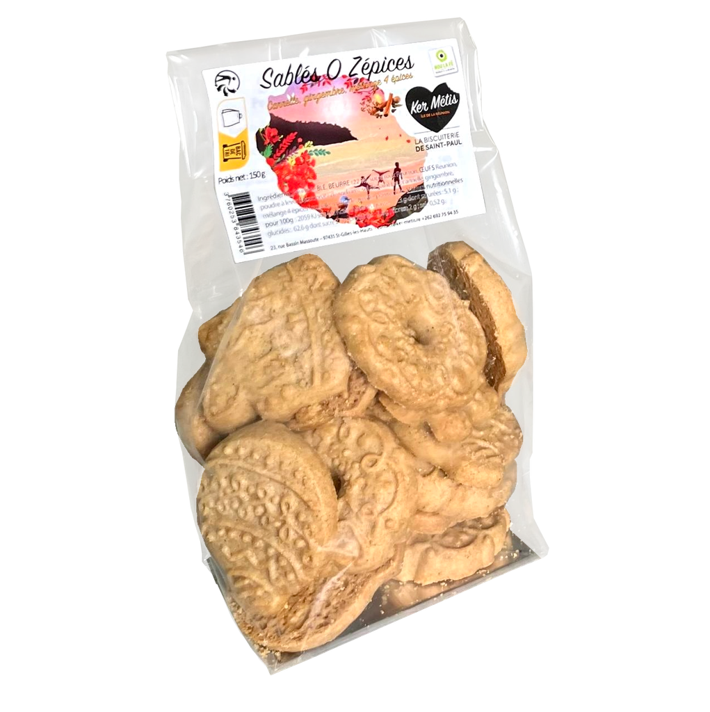 ***NOUVEAUTÉ*** Biscuits "Sablés" O Zépices - 150 g