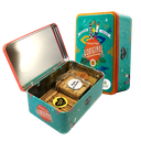 Boîte à sucre décor "L'original", assortiment 3 biscuits - 400g