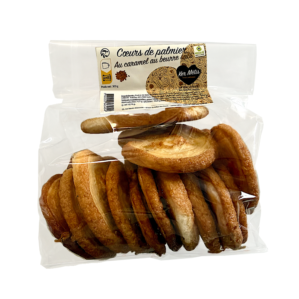 Biscuits "Coeurs de palmier" caramel au beurre salé - 300 g