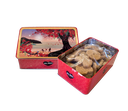 Boîte à sucre "Flamboyant", Sablés O Zépices (formes assorties)- 300g