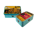 Boîte à sucre "Volcan", galettes curcuma/sirop la cuite - 300g