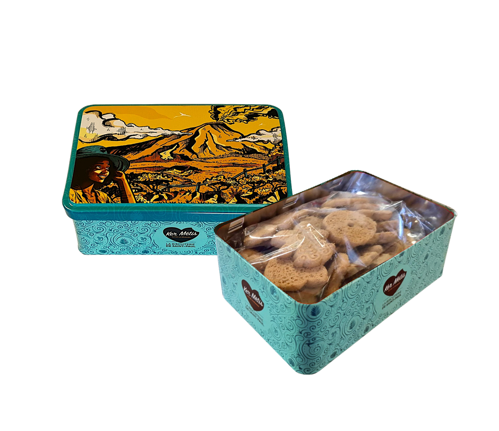 Boîte à sucre "Volcan", "Sablés" O Zépices (formes assorties) - 300g