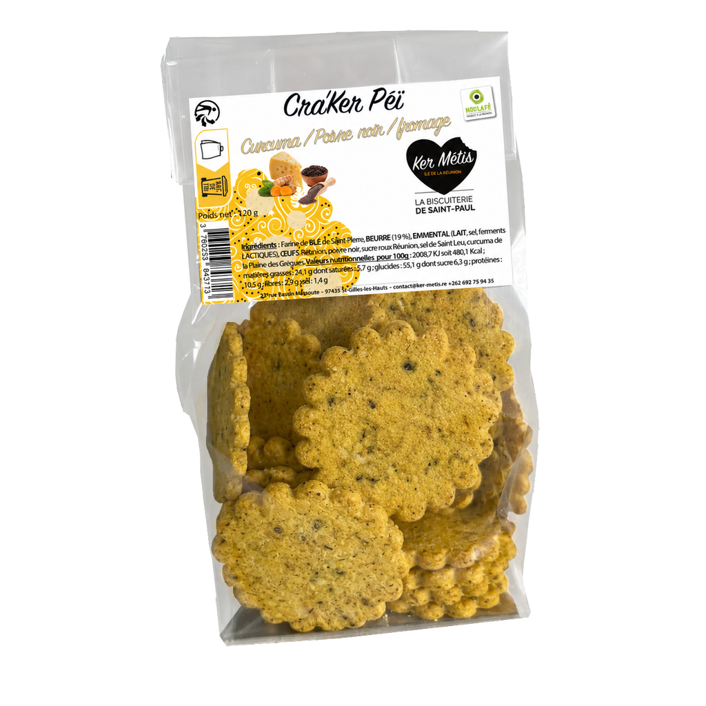 ** NOUVEAUTÉS** Biscuit "Cra'Ker Péi" - 120g