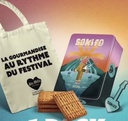 Package Boîte à sucre "SAKIFO", Sablés Kayamb O Zépices - 300g + Magnet collector + Tote bag collector