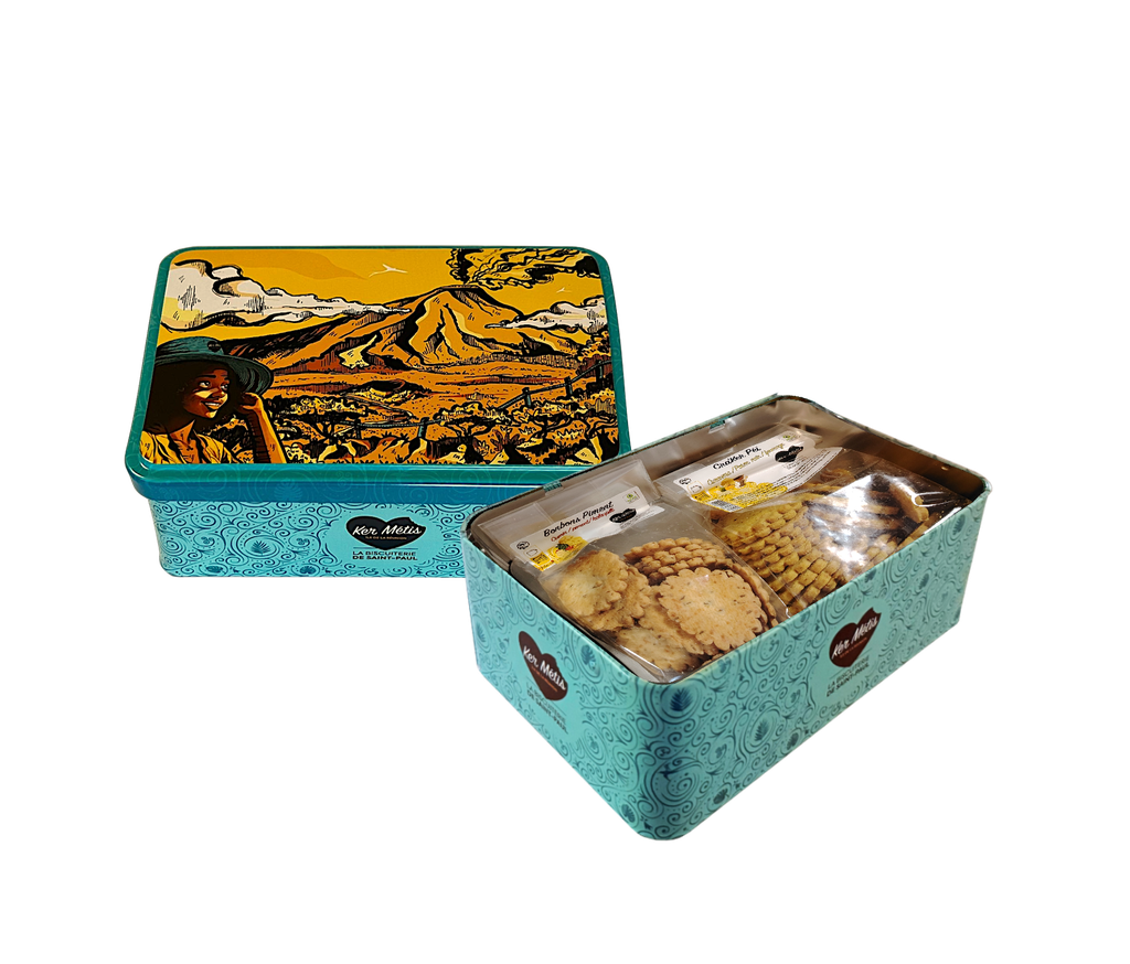 Boîte à sucre "Volcan", Duo Zapéros Péi - 240g