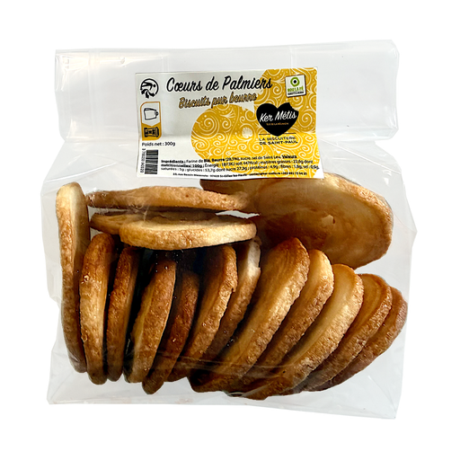 [2020] Biscuits "Coeurs de palmier" nature - 300g