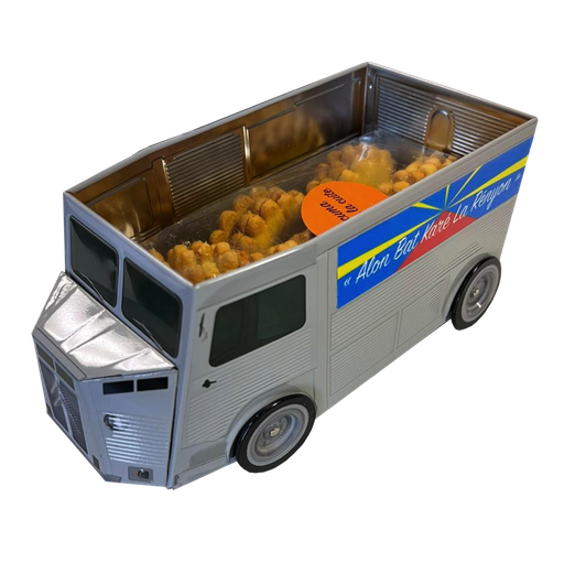 [0620] Boite ” Camionnette ” – Galettes Métis Curcuma et sirop la cuite – 200 g