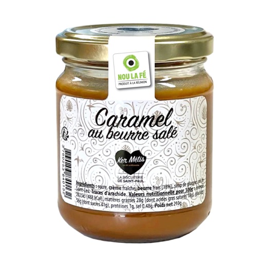 [0132] Caramel au beurre salé au sel de Saint-Leu - 210 g