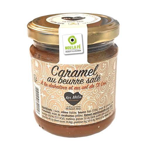 [0156] Caramel au beurre salé à la dakatine et au sel de Saint-Leu - 210 g