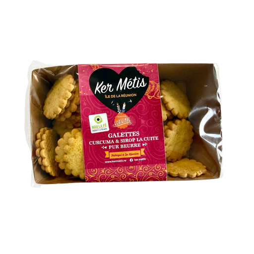 [0996] Galettes Métis curcuma et sirop la cuite – 300 g