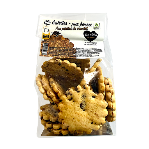 [1634] Galettes Métis curcuma, sirop la cuite et pépites de chocolat – 120 g