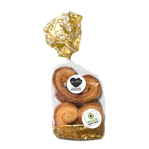 [2495] Biscuits "Coeurs de palmier" nature - 175 g