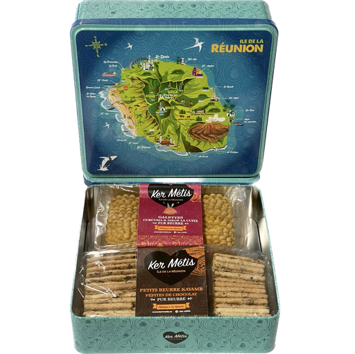 [2952] Boîte Gran-Mèr 2 biscuit ” Île de la Réunion “ 650g