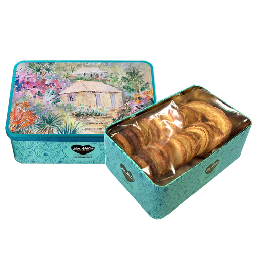 [3195] Boîte à sucre "Jardin Kréol", palmiers extra pur beurre - 280g