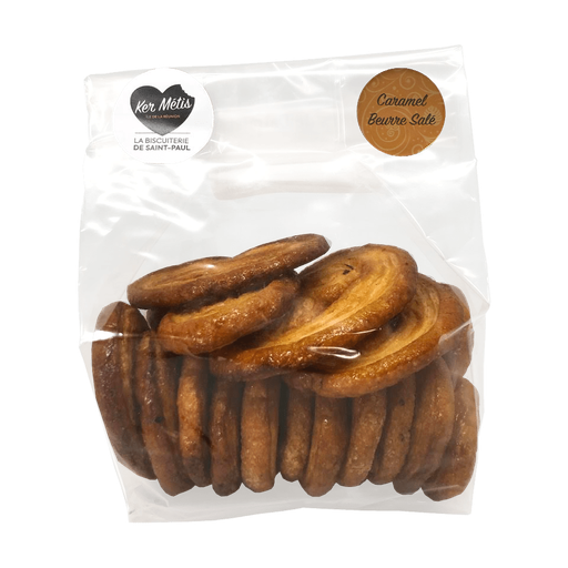 [3454] Biscuits "Coeurs de palmier" caramel au beurre salé - 300 g