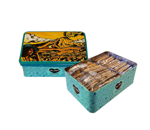 [3515] Boîte à sucre "Volcan", 3 biscuits - 400g