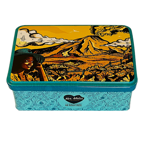 [3652] ***NOUVEAUTÉ*** Boîte à sucre "Volcan", "Sablés" O Zépices (formes assorties) - 300g